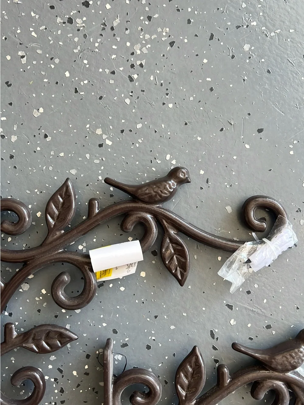 Decorative Brown Bird Wall Bracket Pair - from Home Depot.